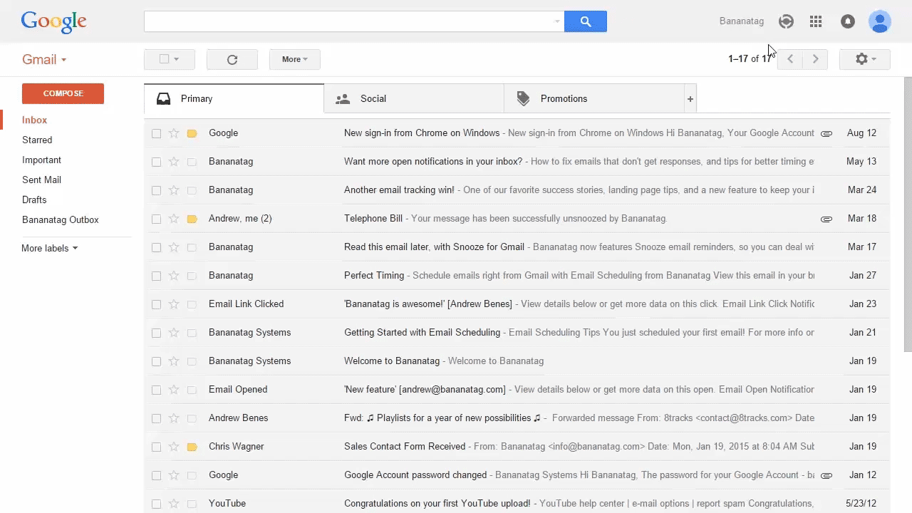 Template Emails Gmail